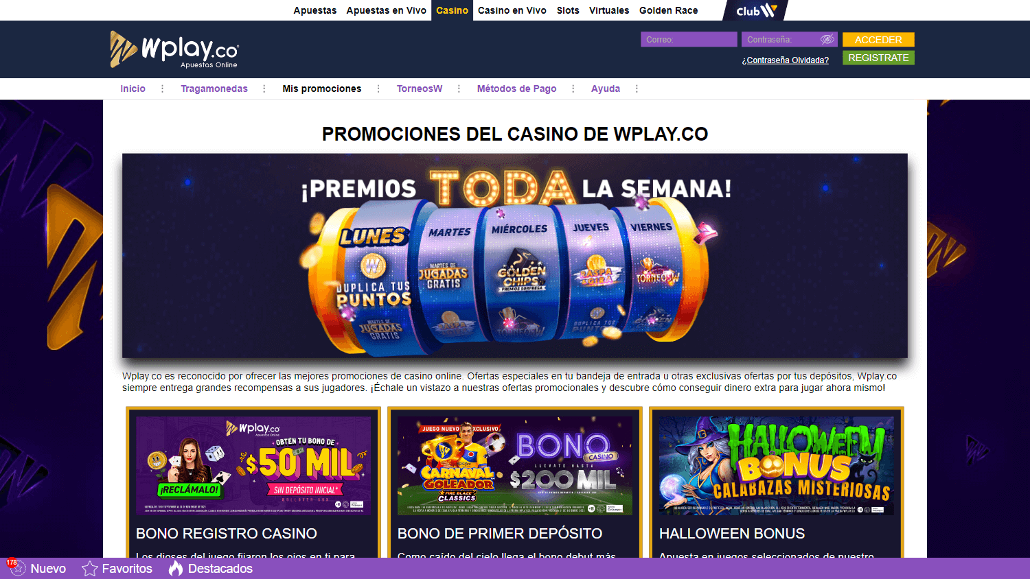 entrar wplay casino