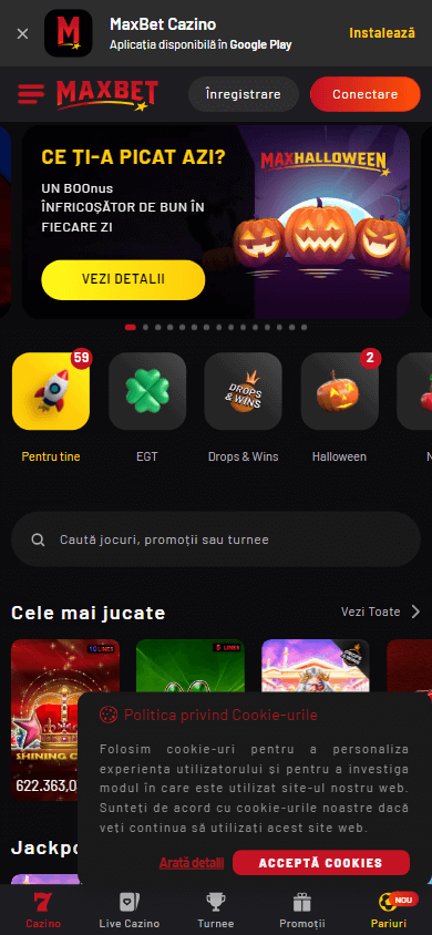 maxbet_casino_ro_homepage_mobile
