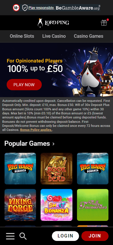 lord_ping_casino_uk_homepage_mobile