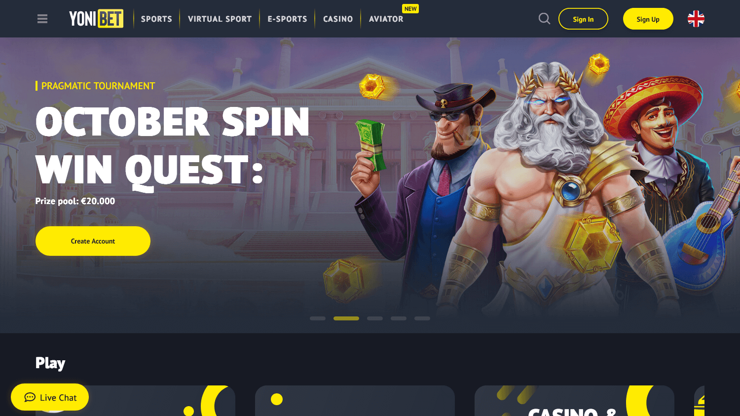 yonibet_casino_homepage_desktop