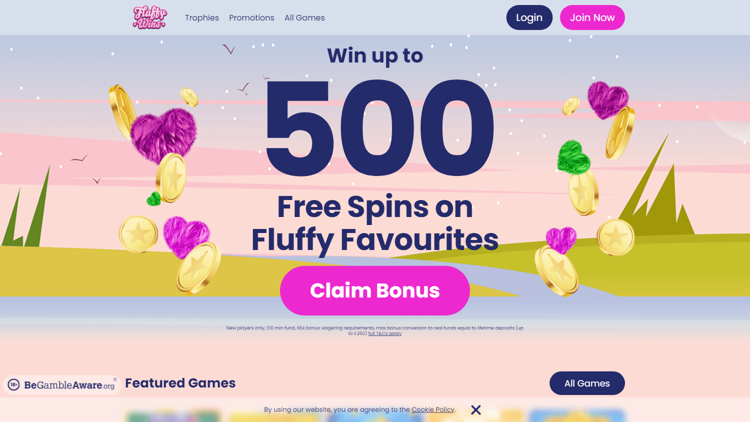 fluffy_wins_casino_homepage_desktop