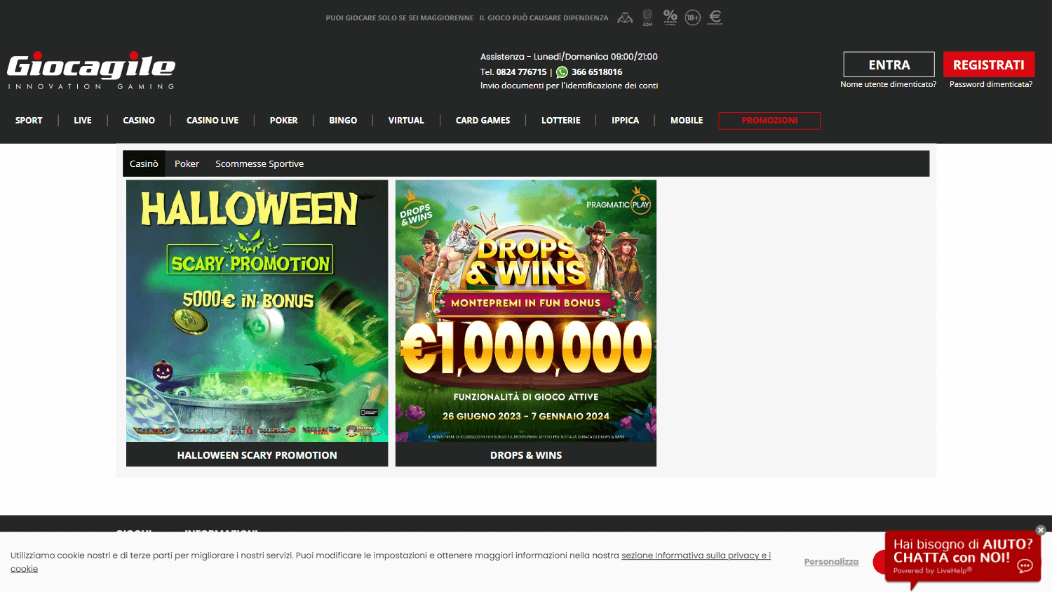 Promozioni Giocagile Casino
