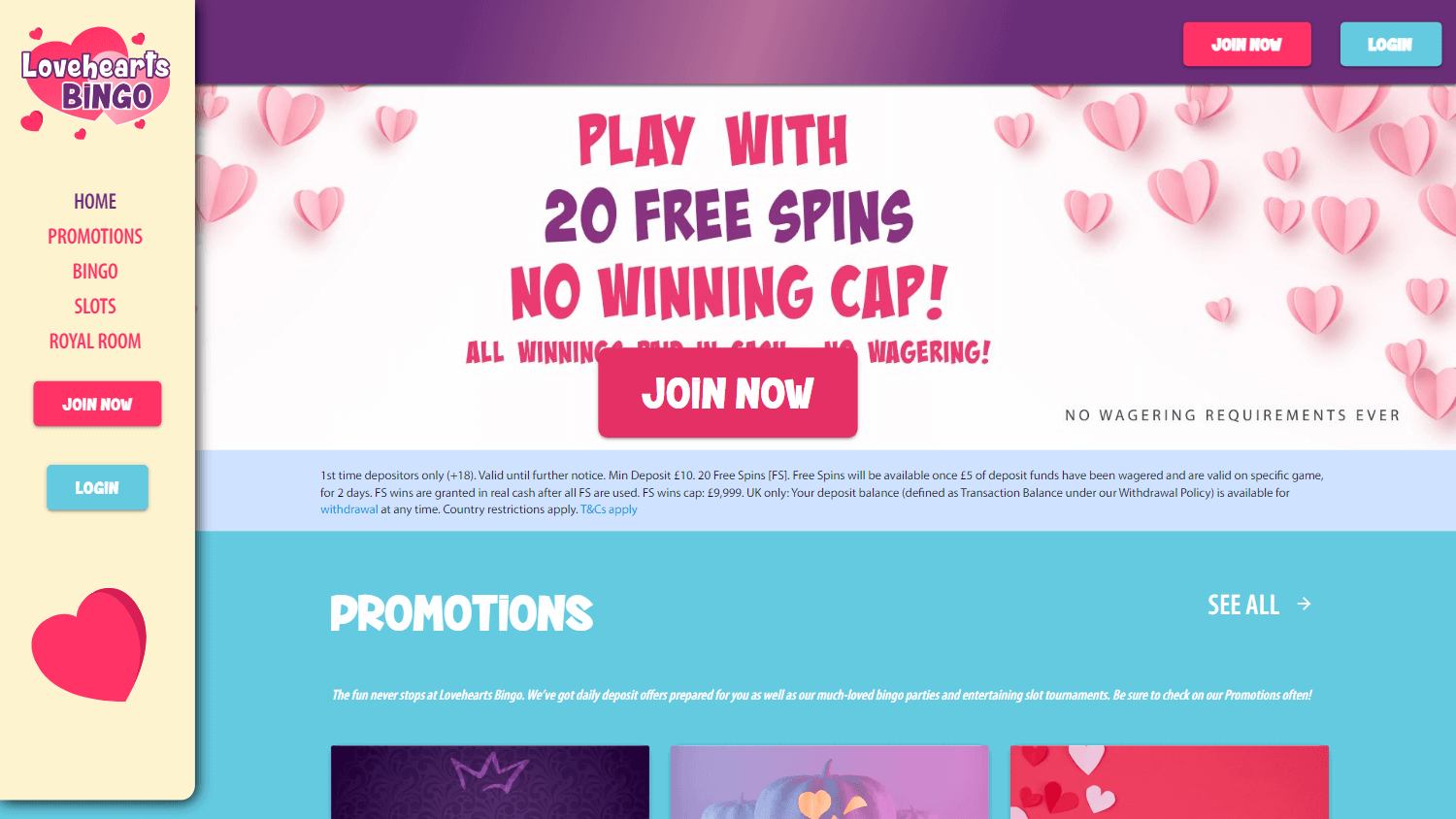 lovehearts_bingo_casino_homepage_desktop