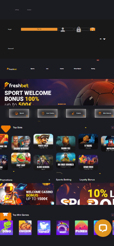 freshbet_casino_homepage_mobile