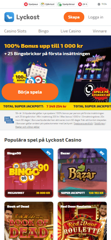 lyckost_casino_homepage_mobile