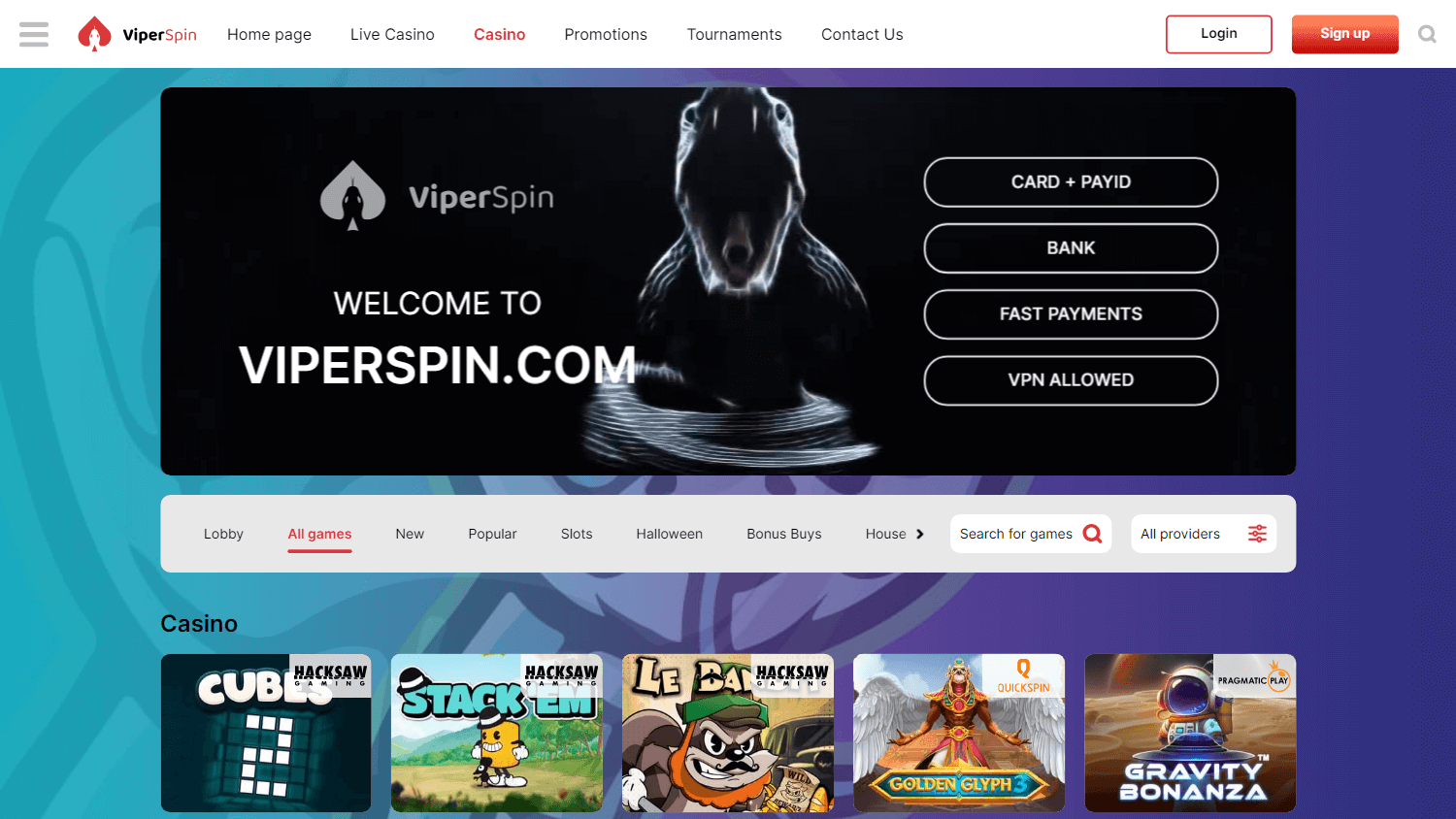 Exploring ViperSpin's Game Gallery