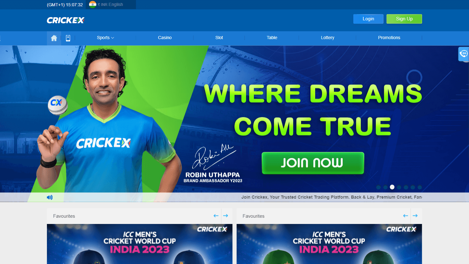 crickex_casino_homepage_desktop