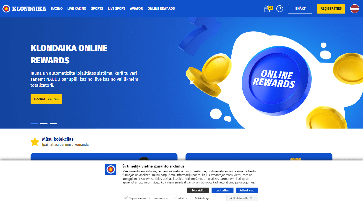 klondaika_casino_homepage_desktop
