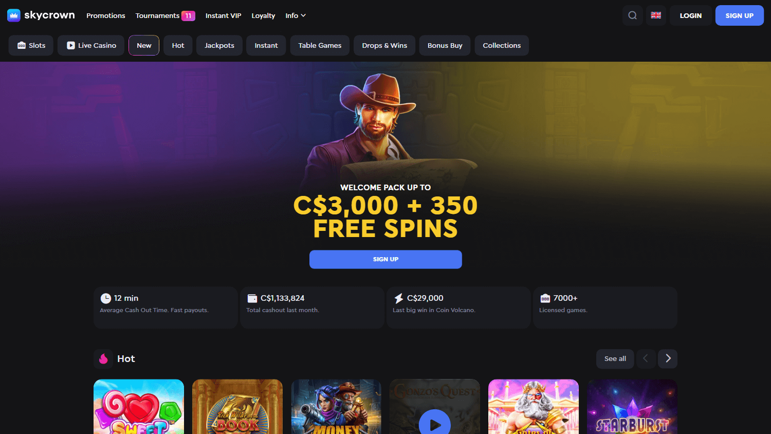 aktiviere 300% bonus bei Skycrown Casino in Germany