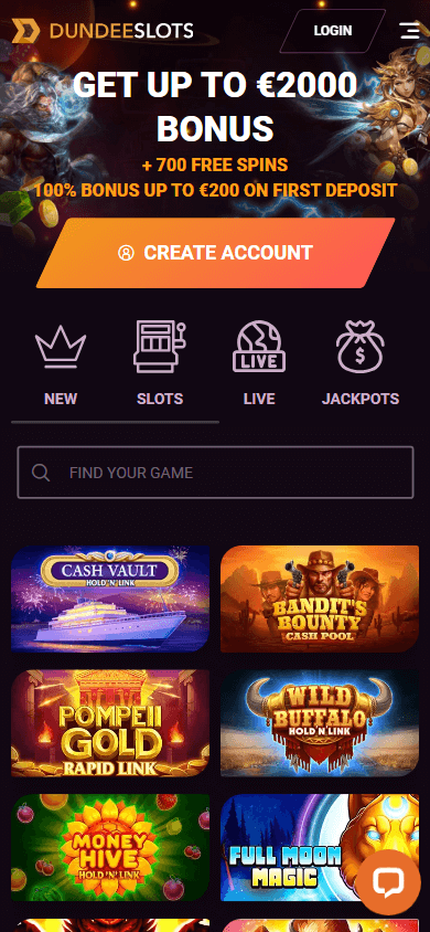 dundeeslots_casino_homepage_mobile
