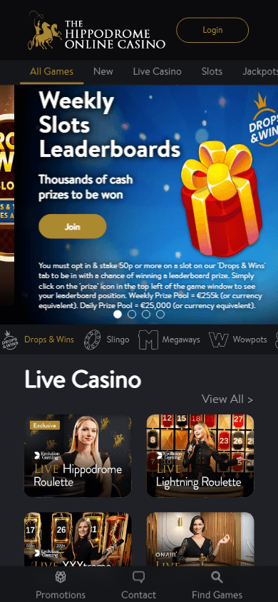 the_hippodrome_online_casino_homepage_mobile