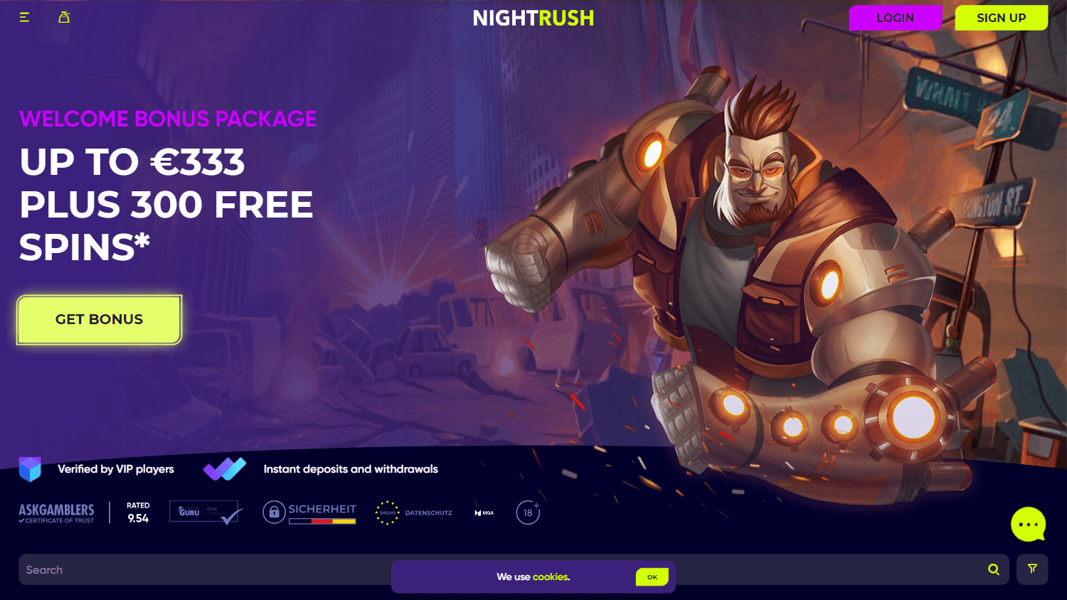 nightrush_casino_homepage_desktop