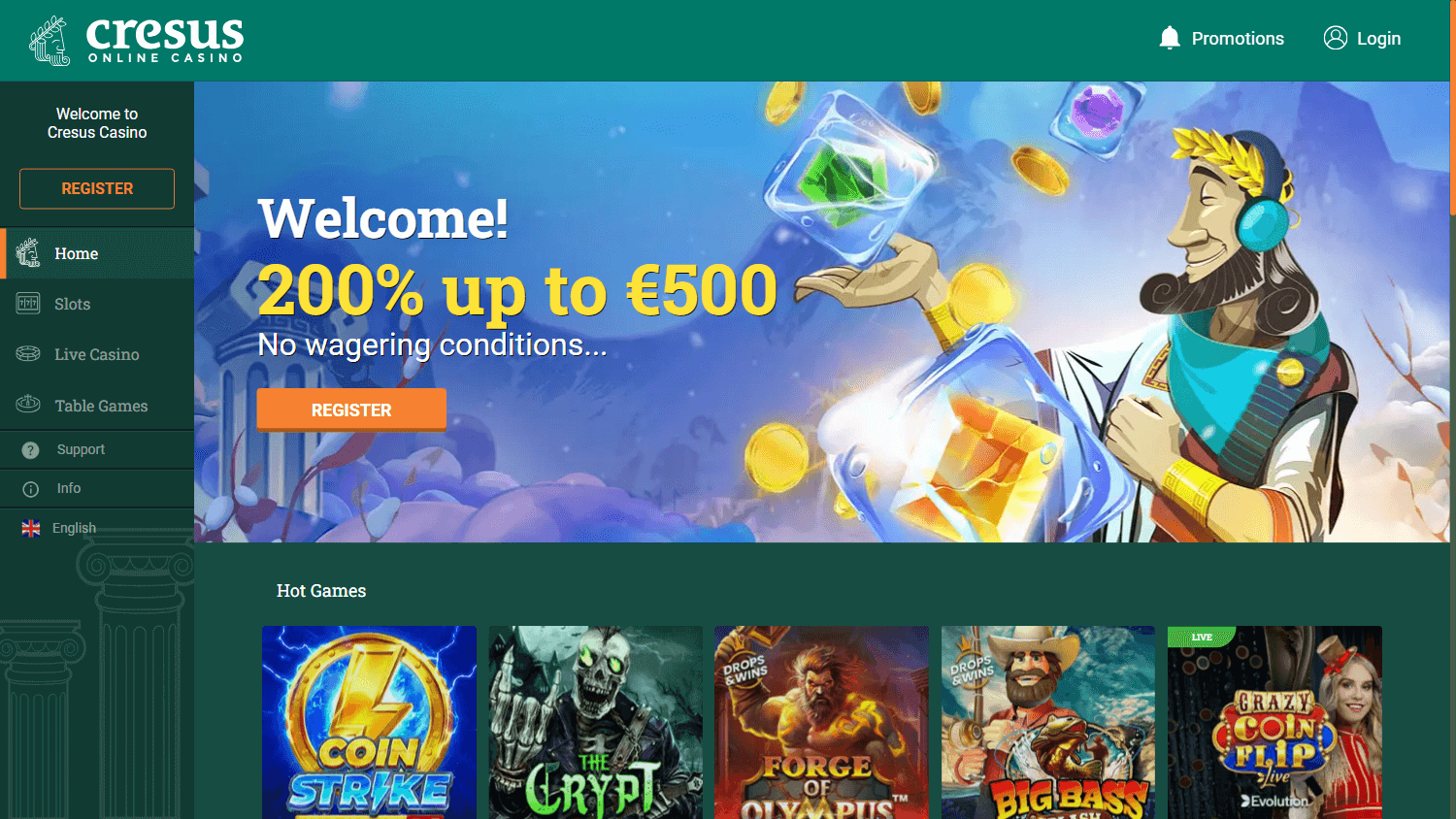 cresus_casino_homepage_desktop
