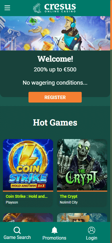 cresus_casino_homepage_mobile