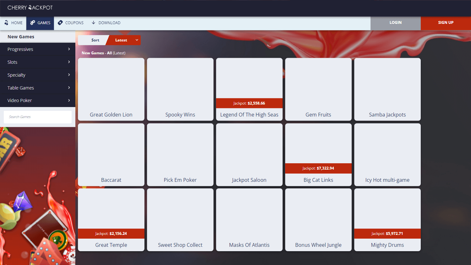 A Vibrant Array of Gaming Options