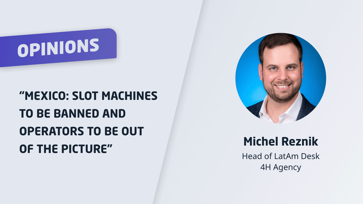 Michel Reznik: Mexico's slot machines to be banned and operators to be ...