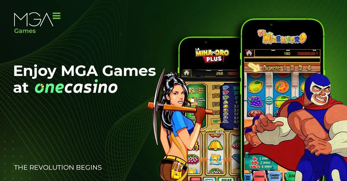 MGA Games and Onecasino in Spain together.