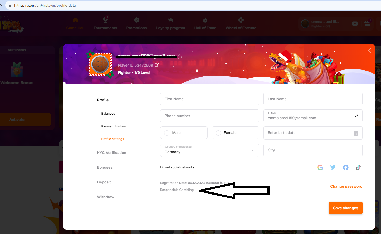 Hitnspin Casino Echtgeld DE: Mein Eindruck für deutsche Nutzer