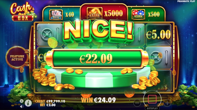 Cash Box slot - Nice win