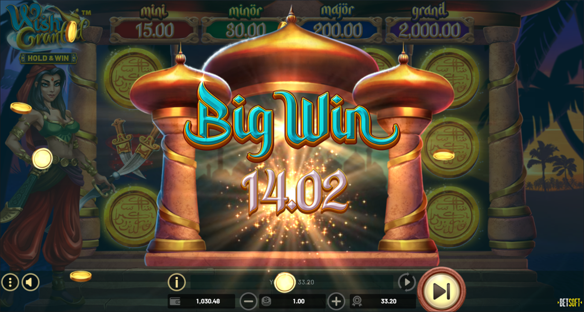 Wish Granted: Hold & Win - Big win