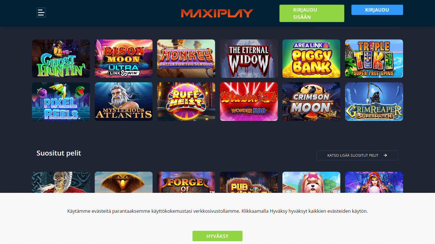 maxiplay_casino_homepage_desktop
