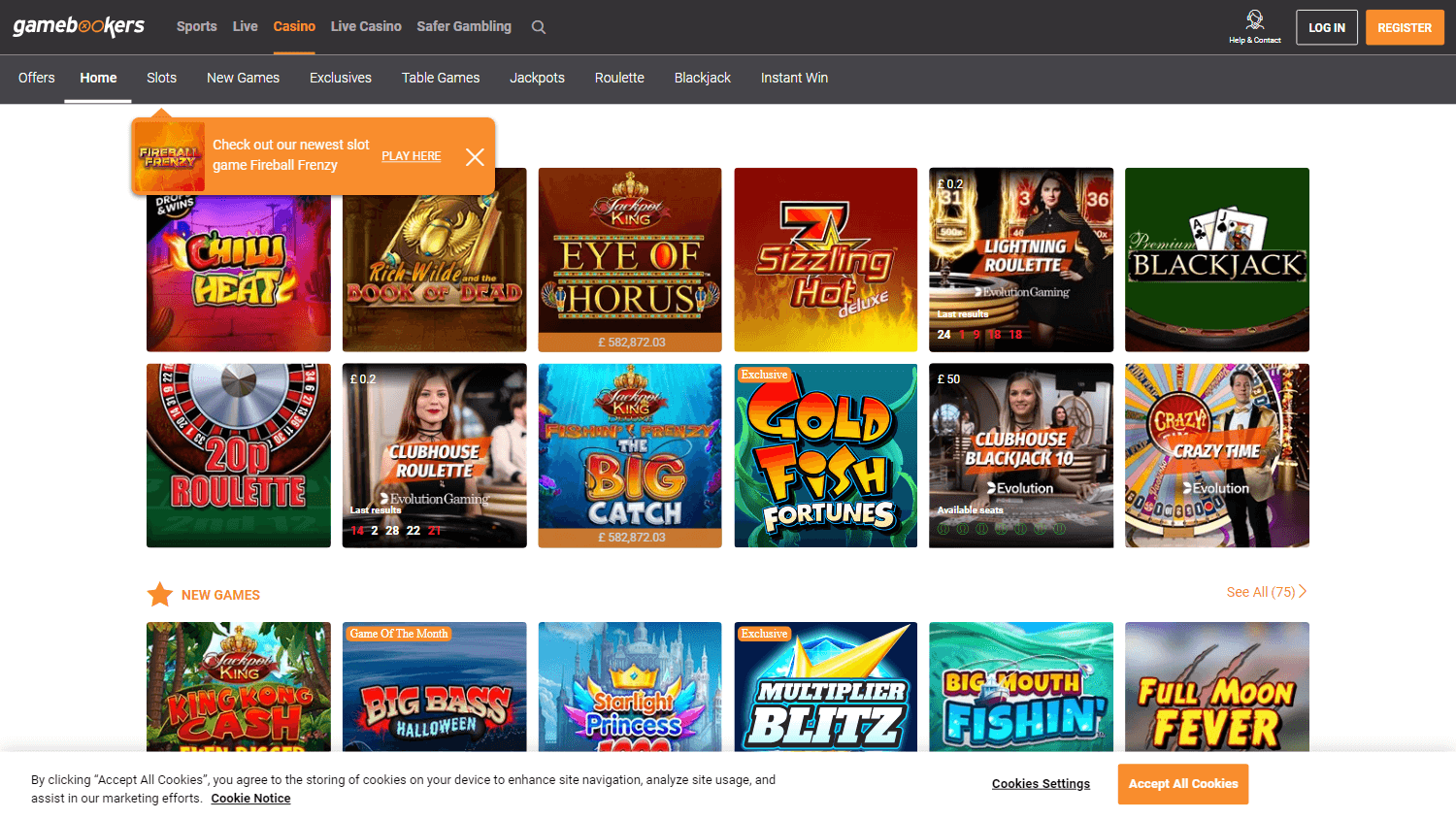gamebookers_casino_homepage_desktop