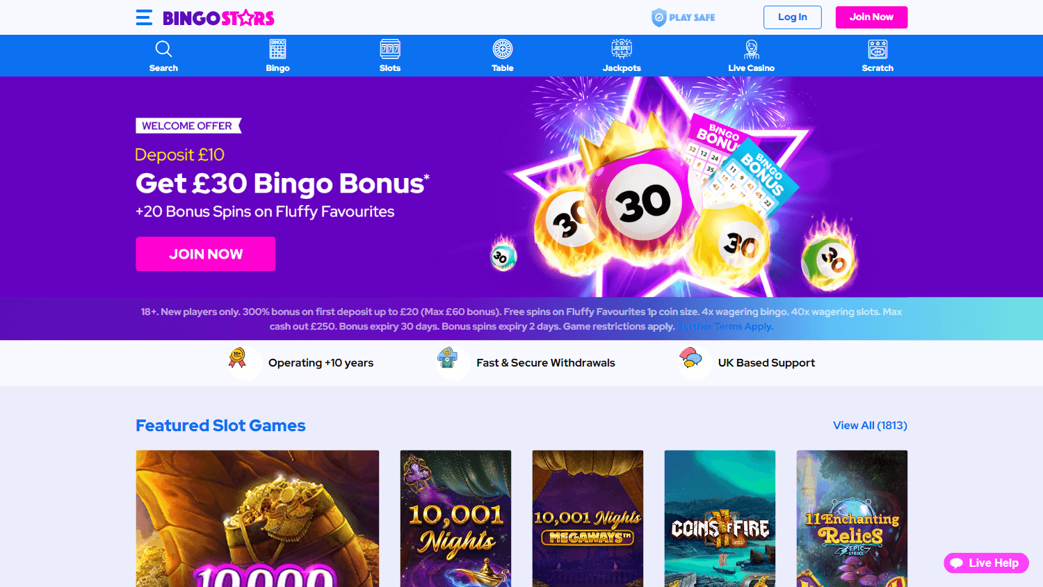 bingo_stars_casino_homepage_desktop