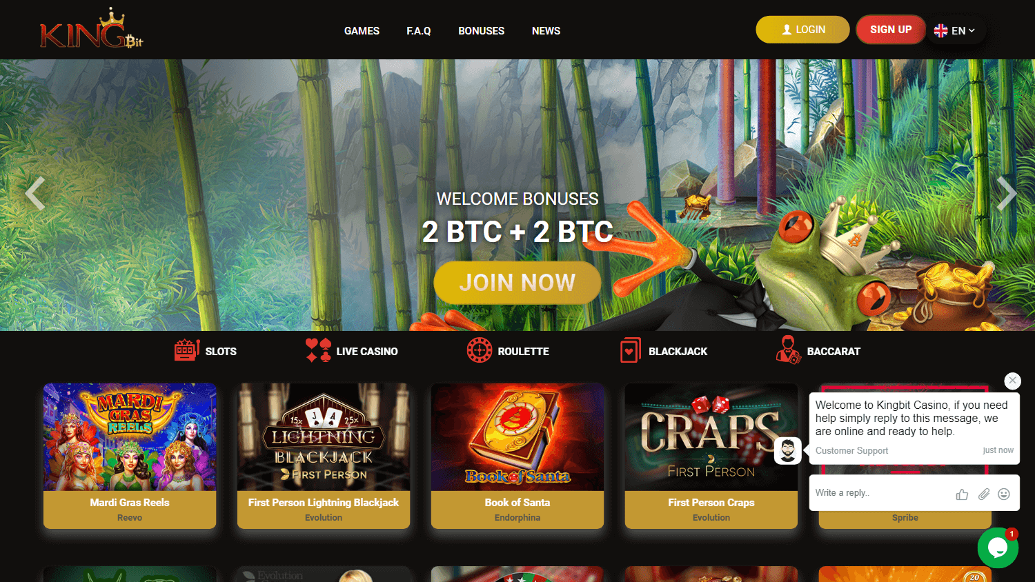 Kingbit Casino Germany Games — Review