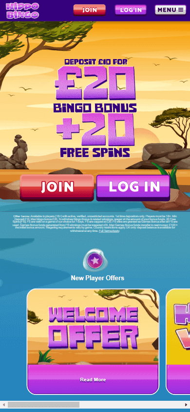 hippo_bingo_casino_homepage_mobile