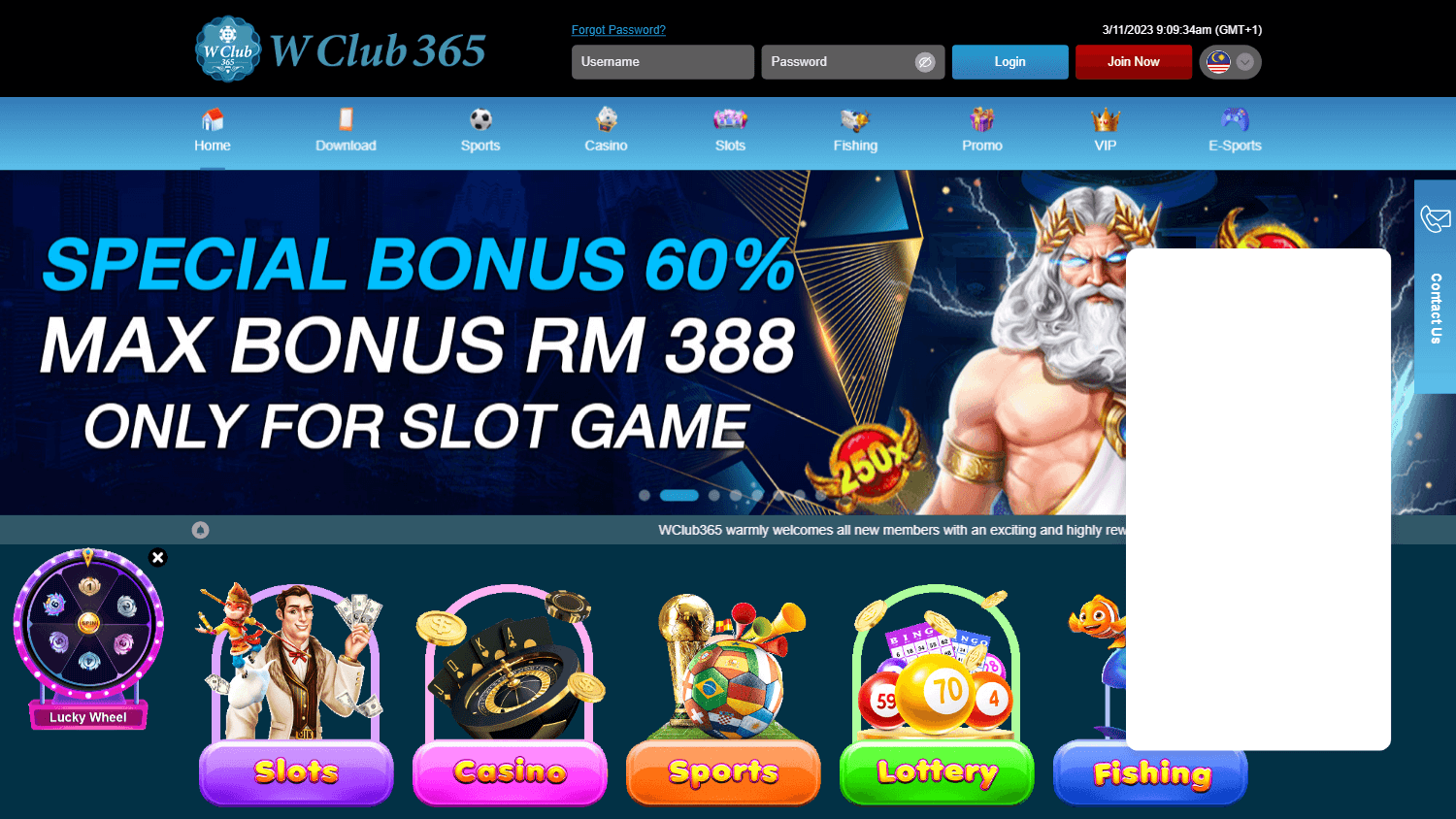 wclub365_casino_homepage_desktop