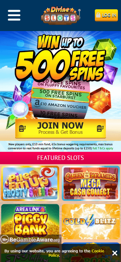 divine_slots_casino_homepage_mobile