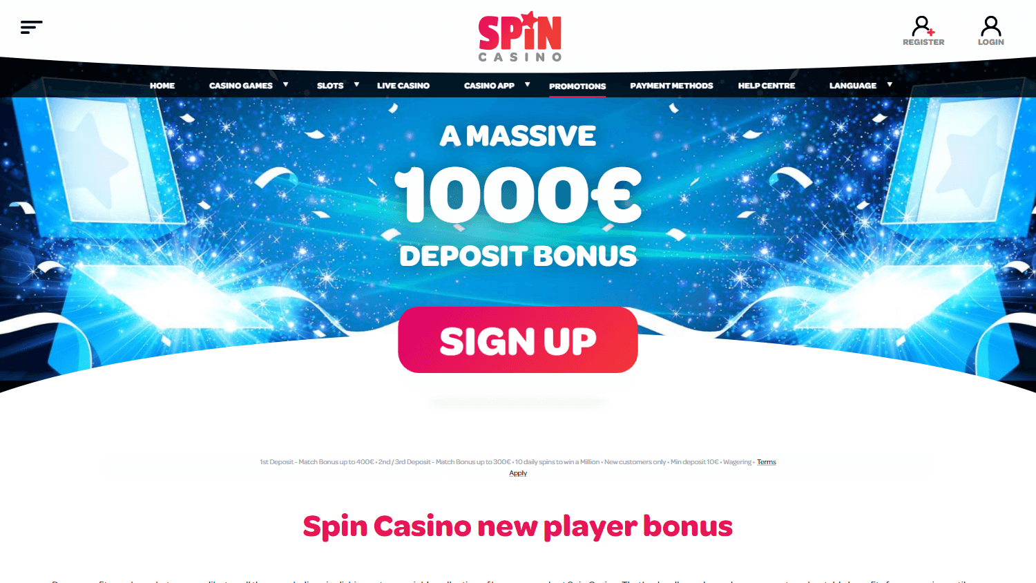 Spin Casino Review | Honest Review By Casino Guru