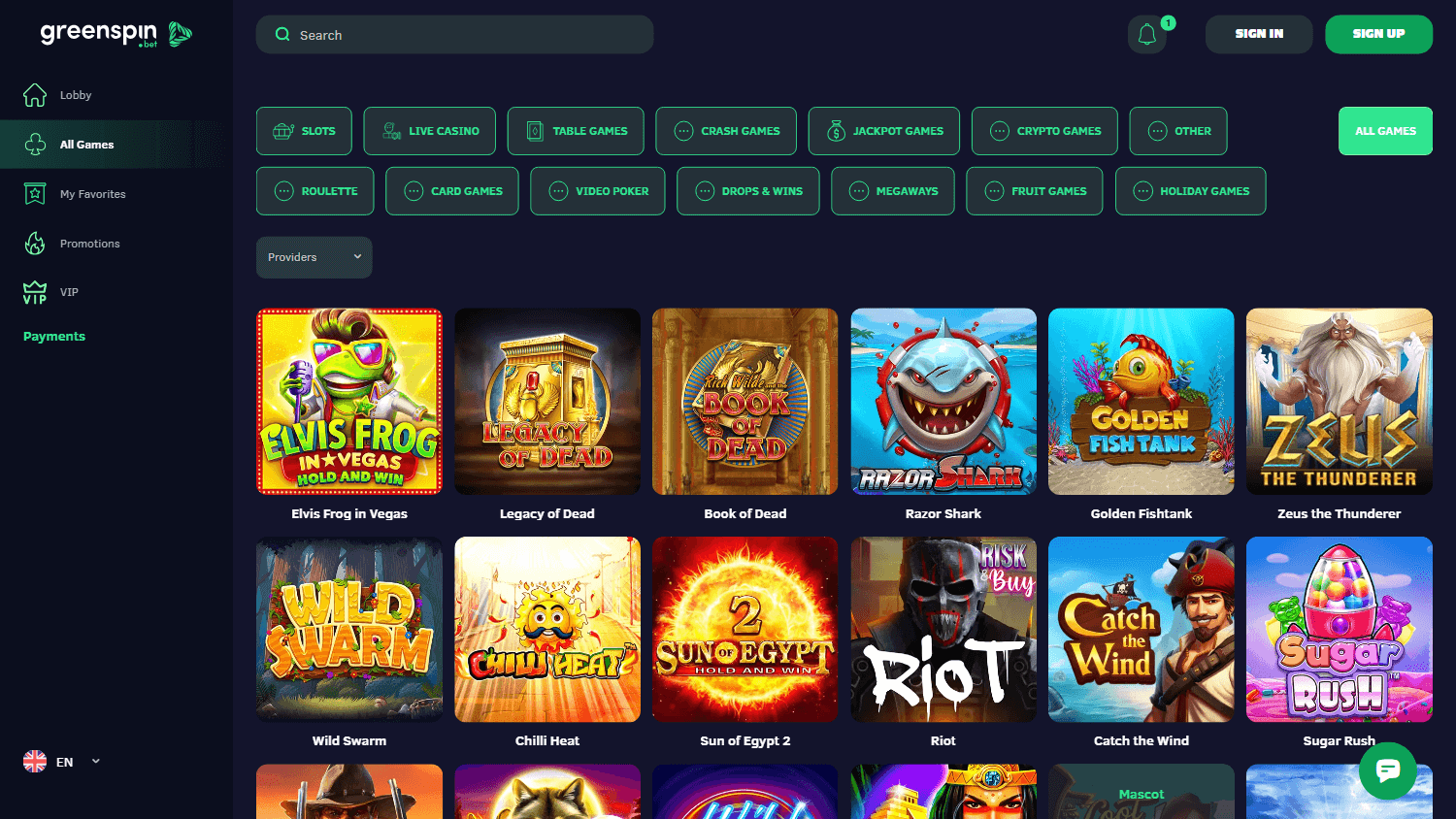 greenspin_casino_game_gallery_desktop