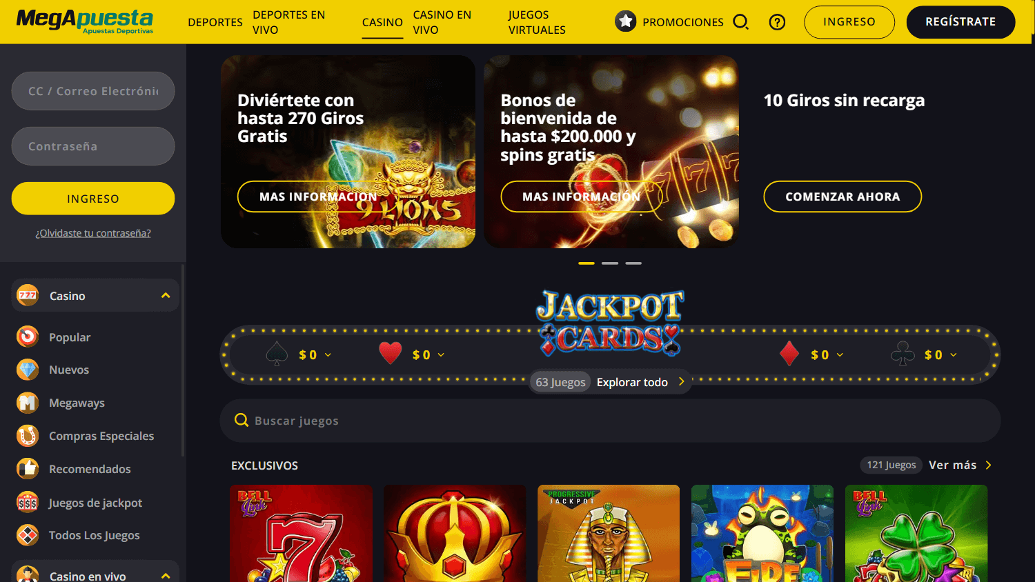 MegApuesta Casino Review | Honest Review by Casino Guru