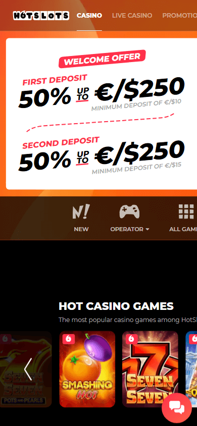 hotslots_casino_homepage_mobile