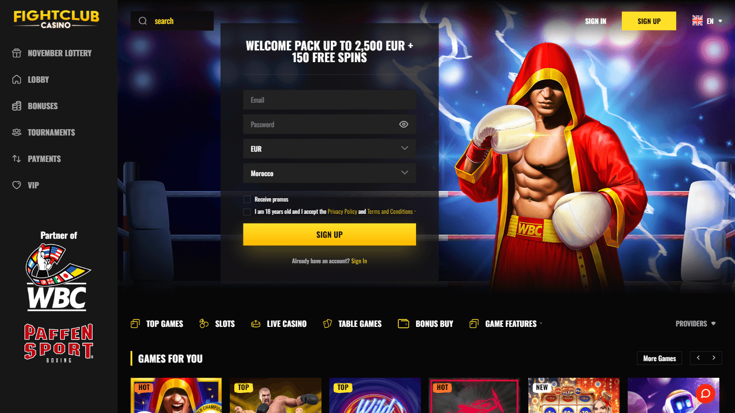 fight_club_casino_homepage_desktop