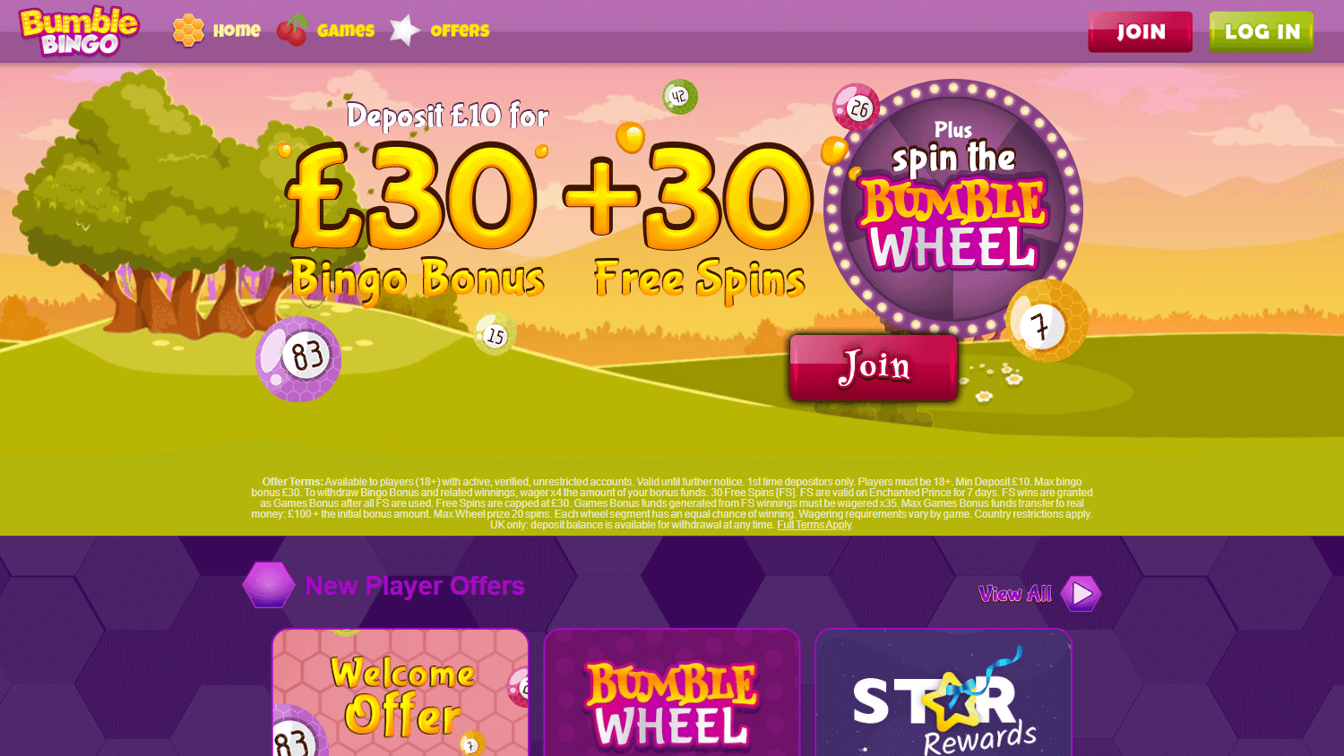 bumble_bingo_casino_homepage_desktop