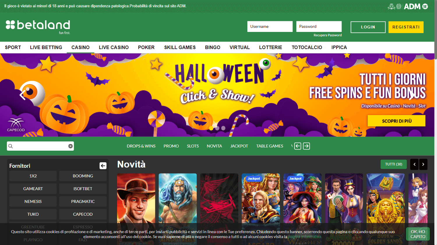 betaland_casino_homepage_desktop