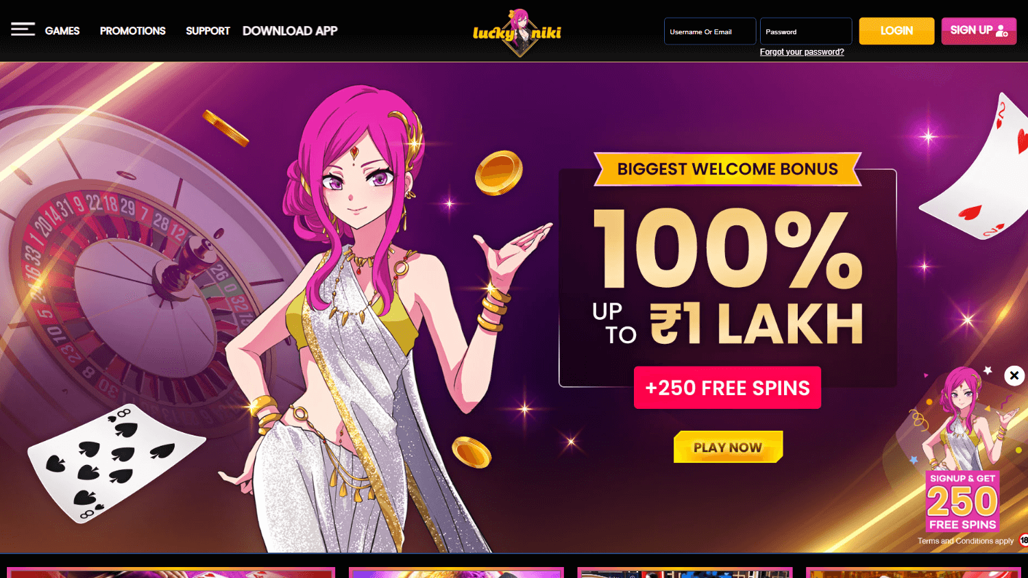 luckyniki_casino_in_homepage_desktop