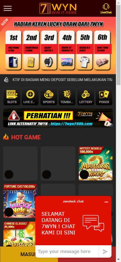 7wyn_casino_homepage_mobile