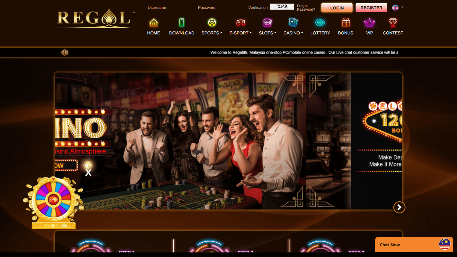 regal88_casino_homepage_desktop