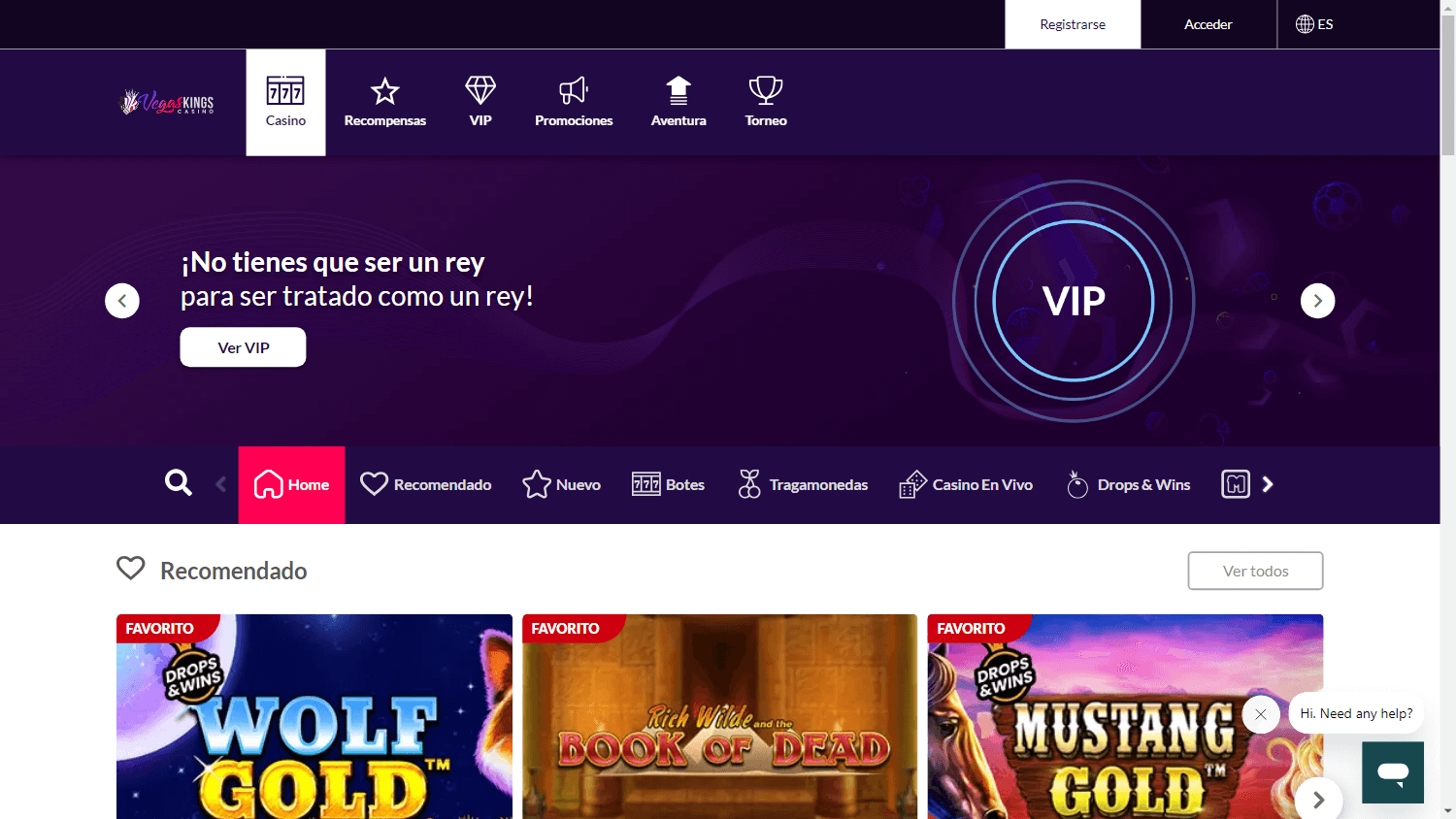 vegas_kings_casino_homepage_desktop