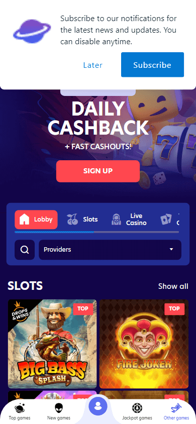 evospin_casino_homepage_mobile