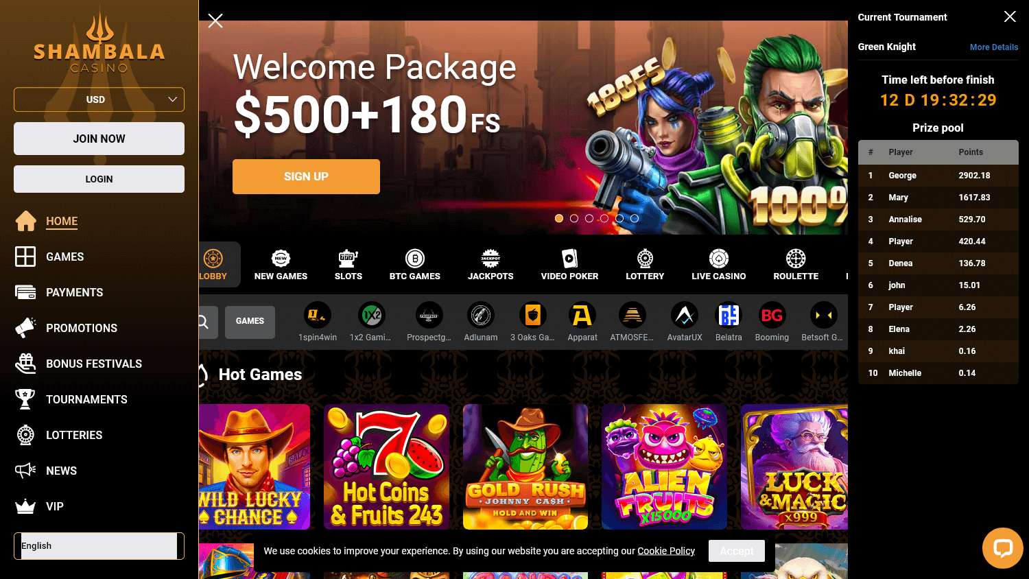 shambala_casino_homepage_desktop