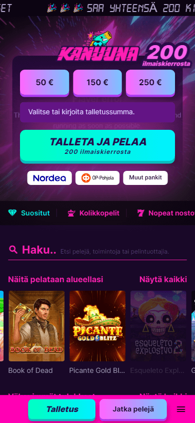 kanuuna_casino_homepage_mobile