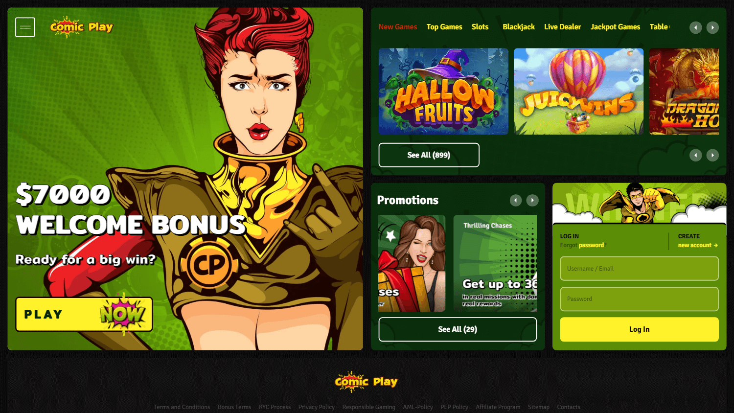 comicplay_casino_homepage_desktop
