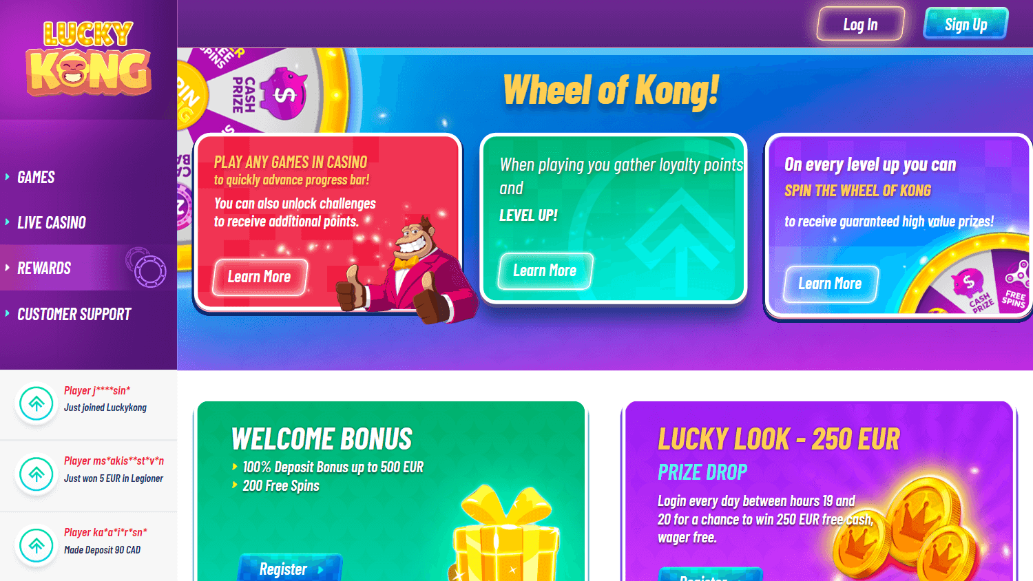 ontvang beste Kong Casino verjaardagsbonus