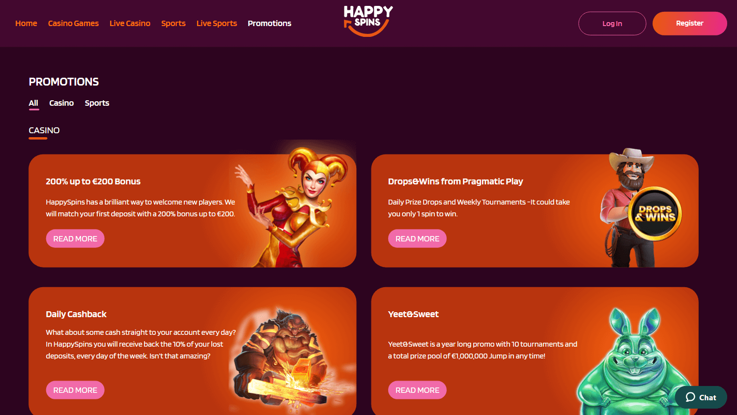 happyspins_casino_promotions_desktop