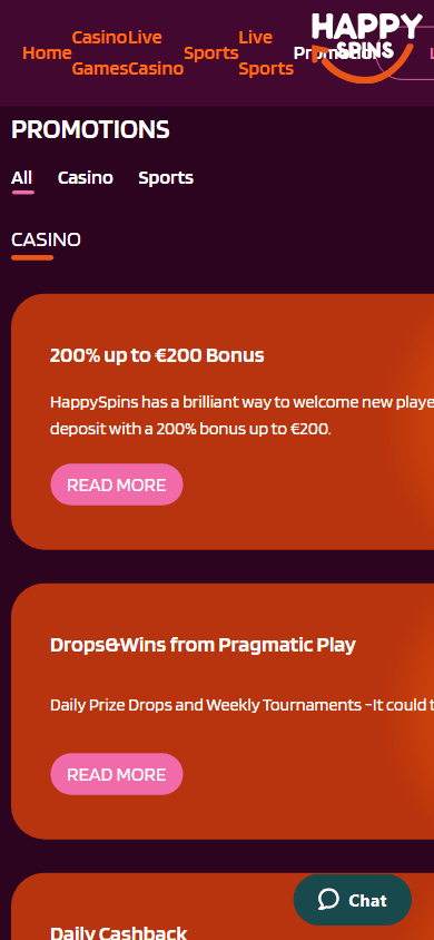happyspins_casino_promotions_mobile