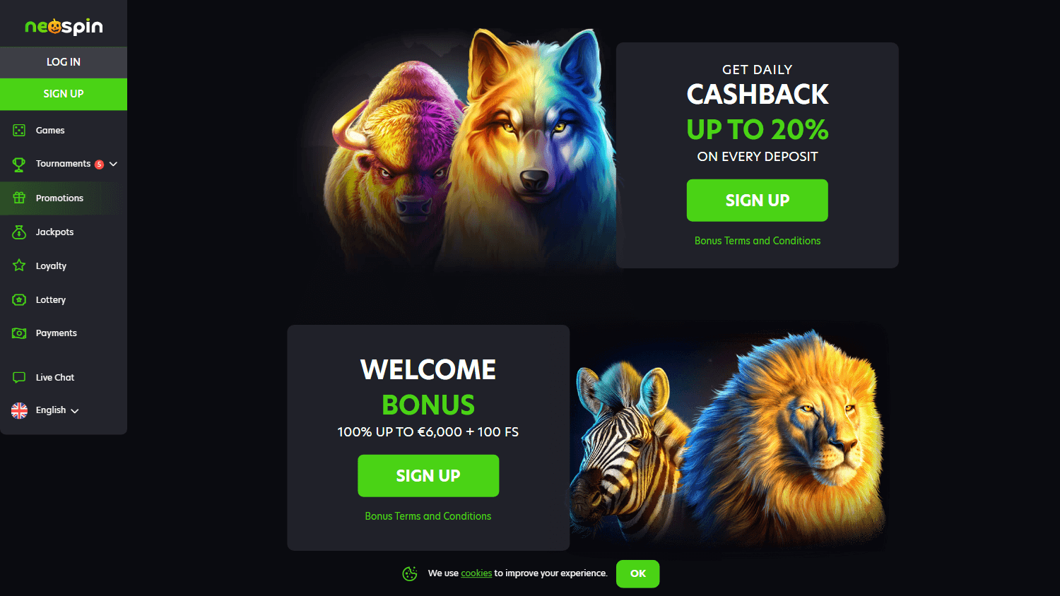 Neospin Casino Promotions